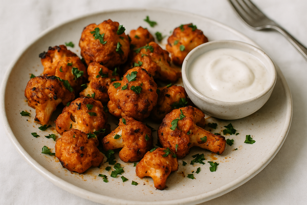 Prepara i bocconcini di cavolfiore Buffalo con la tua ONYX Airfryer