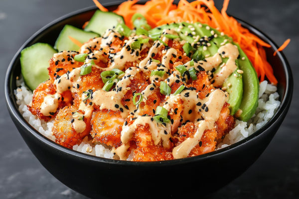 Crea una poke bowl al salmone croccante – facile, sana e deliziosa con ONYX Cookware