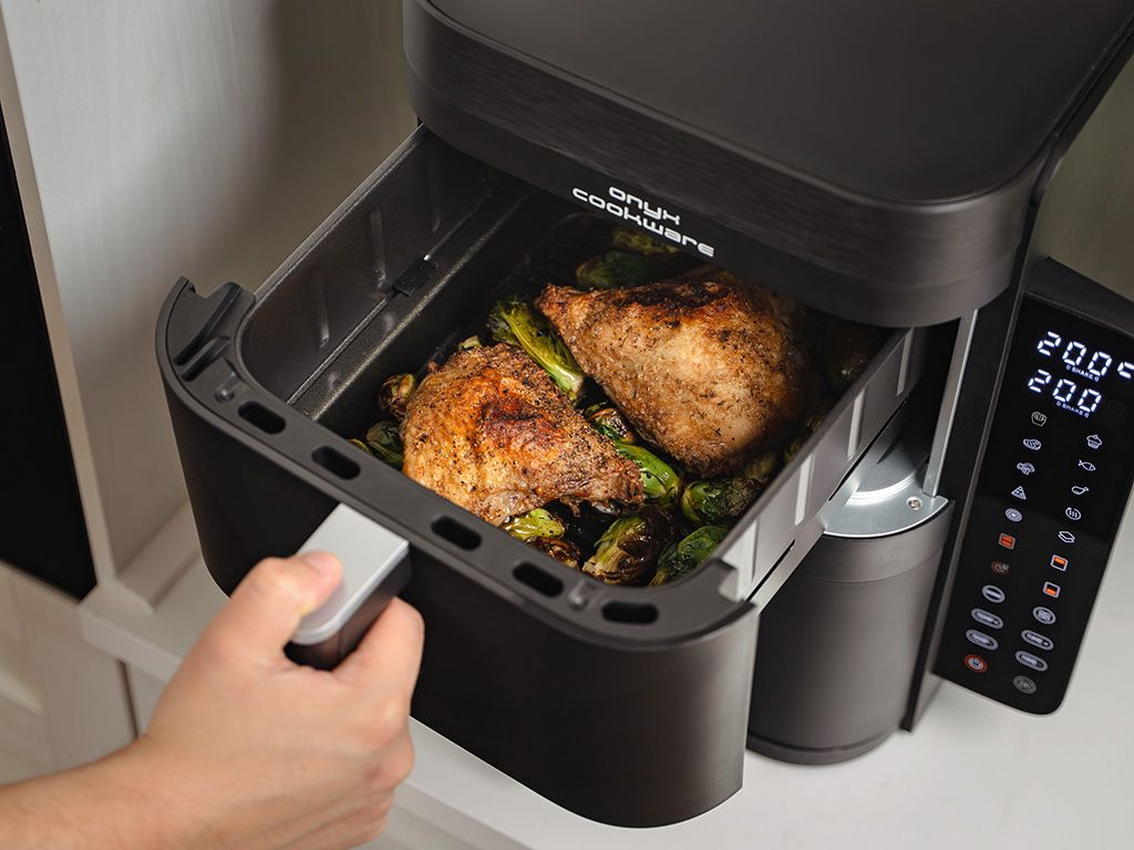 FRIGGITRICE AD ARIA - DUAL STACK 12L – NERO - 4