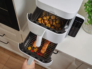 FRIGGITRICE AD ARIA - DUAL STACK 12L - BIANCO - 4