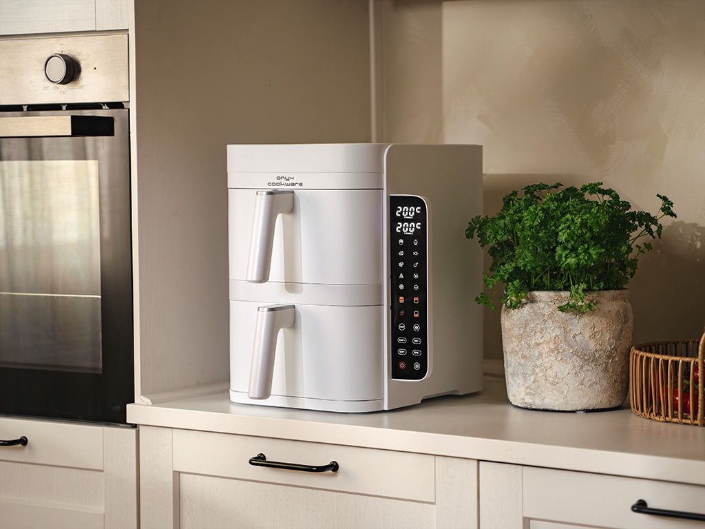 FRIGGITRICE AD ARIA - DUAL STACK 12L - BIANCO - 5