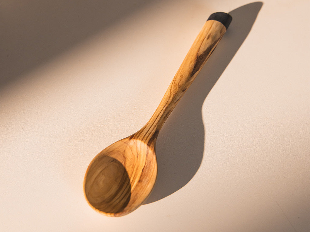 Cucchiaio da portata in legno d’ulivo