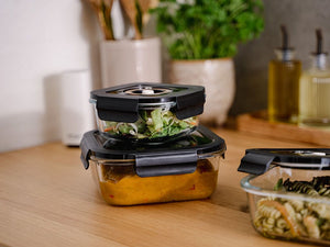 CONTENITORE IN VETRO SOTTOVUOTO QUADRATO – 1230ML - 5