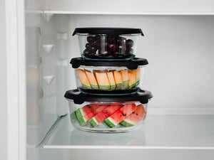 ROUND VACUUM GLASS CONTAINER – 930ML - 3