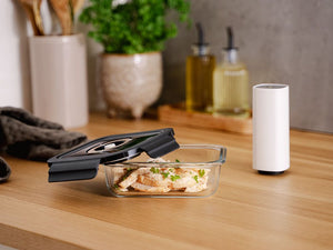 CONTENITORE IN VETRO SOTTOVUOTO RETTANGOLARE – 630ML - 2