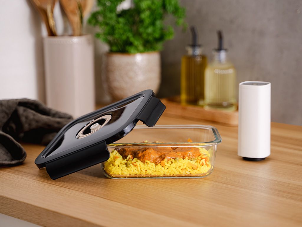 CONTENITORE IN VETRO SOTTOVUOTO QUADRATO – 1230ML - 2