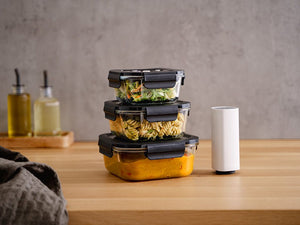 CONTENITORE IN VETRO SOTTOVUOTO QUADRATO – 1230ML - 3