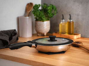 COPERCHIO IN VETRO SENZA MANICO – 28 CM - 3