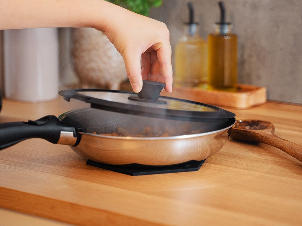 COPERCHIO IN VETRO SENZA MANICO – 30 CM - 4