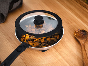 COPERCHIO IN VETRO SENZA MANICO – 28 CM - 6