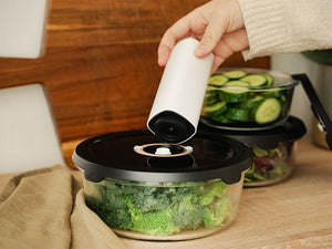 CONTENITORE TONDO IN VETRO SOTTOVUOTO – 930ML - 2