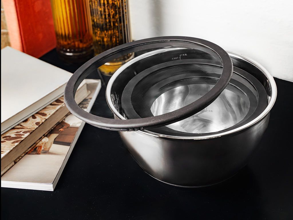 CIOTOLE PER MISCELA IN ACCIAIO INOX – 3000ML - 4