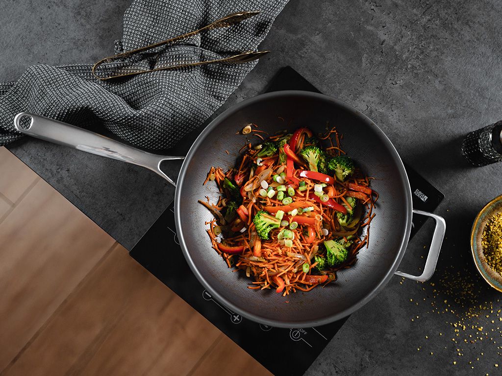 ZERO – WOK ANTIADERENTE NATURALE 30 CM - 2