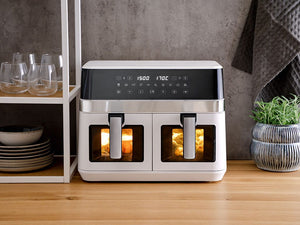 FRIGGITRICE AD ARIA - DUAL - SET COMPLETO - 4