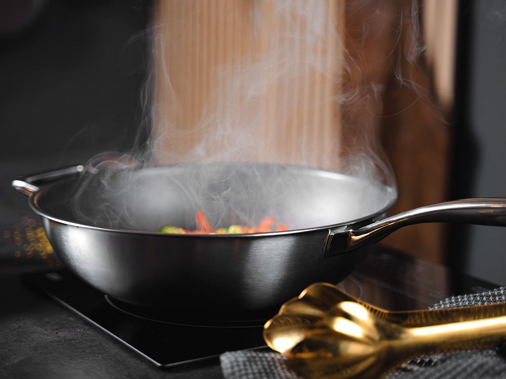 ZERO – WOK ANTIADERENTE NATURALE 30 CM - 6
