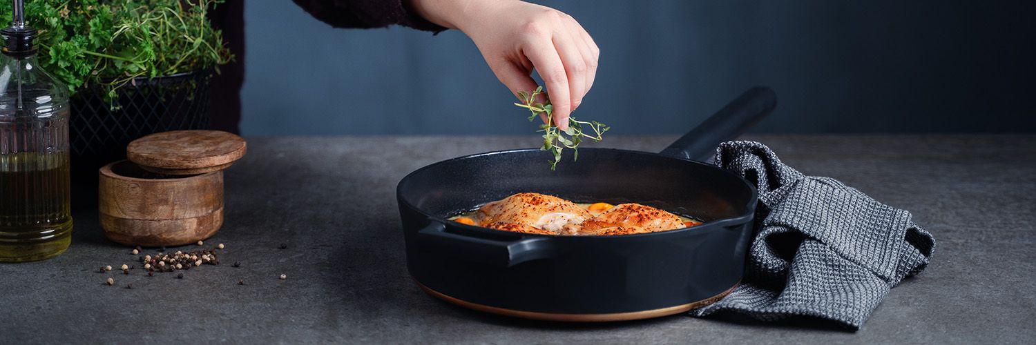 PADELLA SAUTÉ IN RAME MAGMA 28 CM - 6