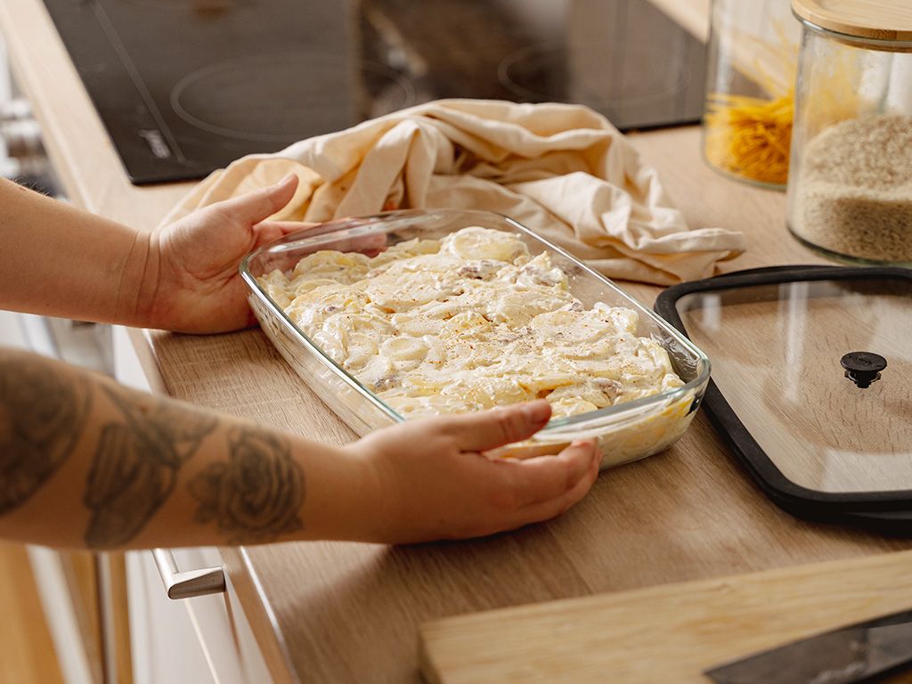 PIROFILA IN VETRO RESISTENTE AL FORNO - 2L - 2