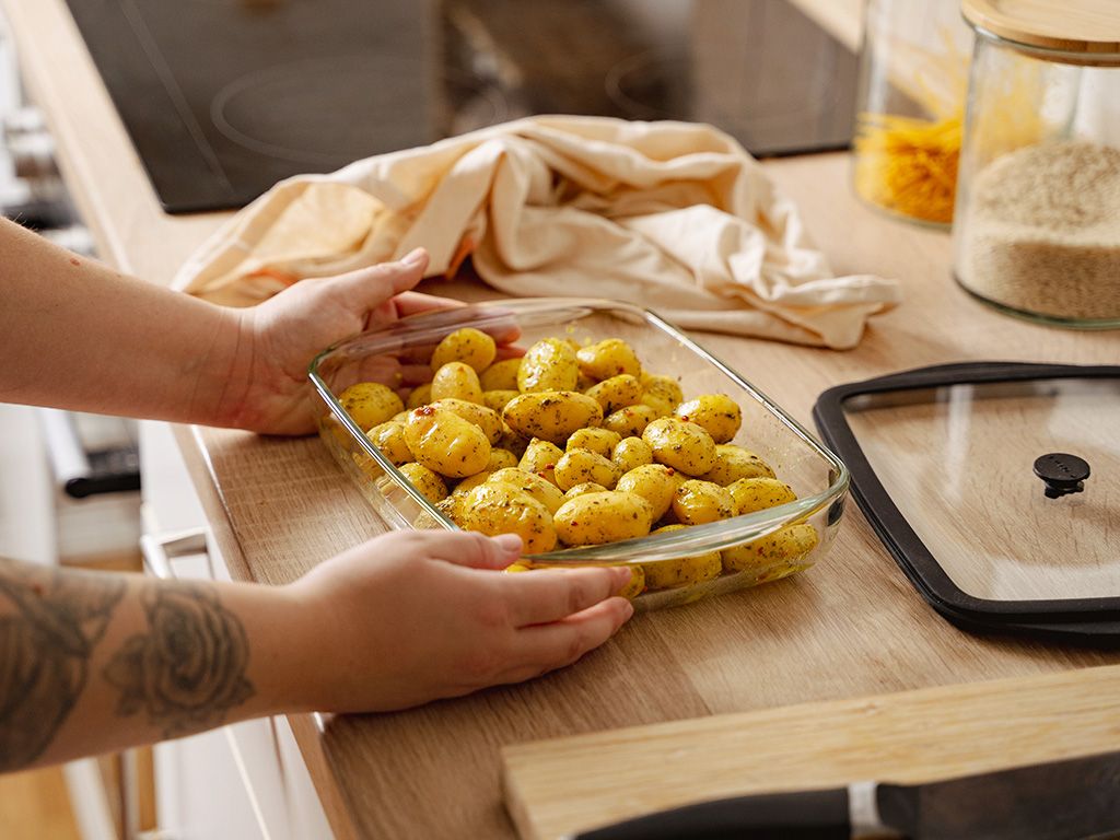 PIROFILA IN VETRO RESISTENTE AL FORNO - 3.6L - 6