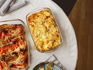 OVENPROOF GLASS DISH - 2L - 7