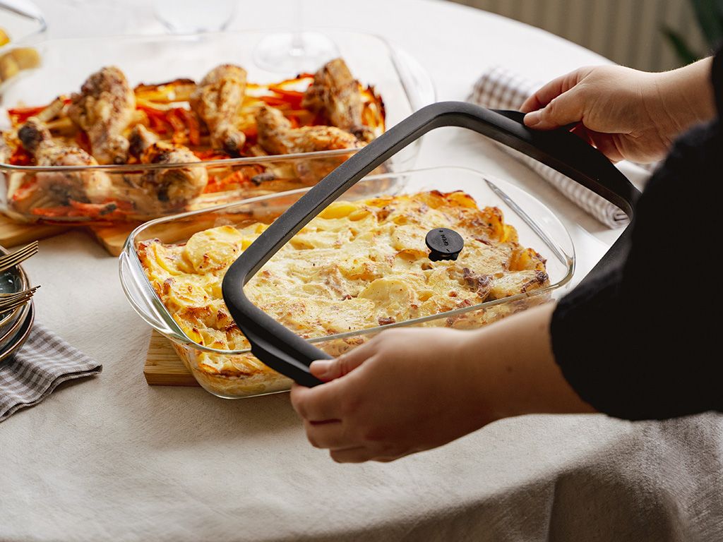 PIROFILA IN VETRO RESISTENTE AL FORNO - 2L - 4