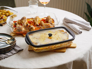 PIROFILA IN VETRO RESISTENTE AL FORNO - 1.6L - 5