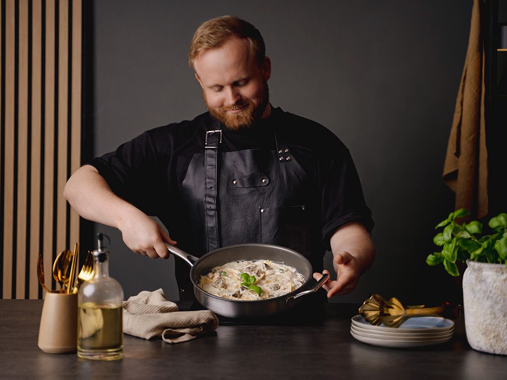 ZERO – SET WOK + SALTAPASTA ANTIADERENTE NATURALE – 2 PEZZI