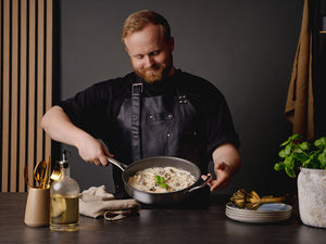 ZERO – SET WOK + SALTAPASTA ANTIADERENTE NATURALE – 2 PEZZI