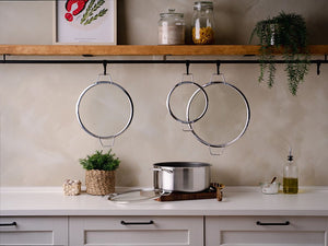 COPERCHI IN VETRO IMPILABILI – 18/ 24 CM – 2 PEZZI - 7
