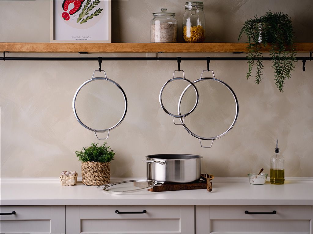 COPERCHI IN VETRO IMPILABILI – 24/ 30 CM – 2 PEZZI - 7