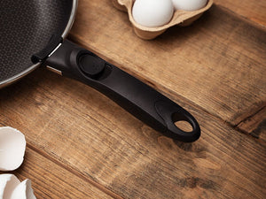 PADELLA CON MANICO RIMOVIBILE SET 30CM - 3