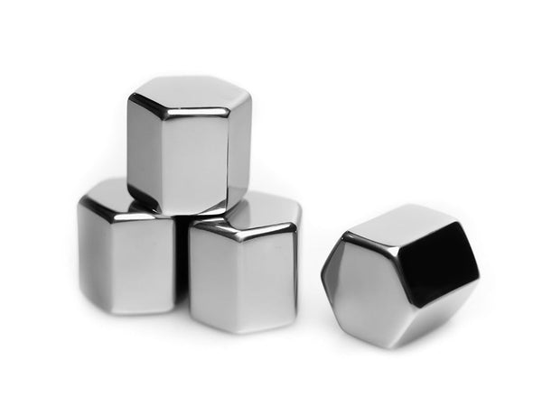 Ghiaccio riutilizzabili in acciaio inox - 4-pz