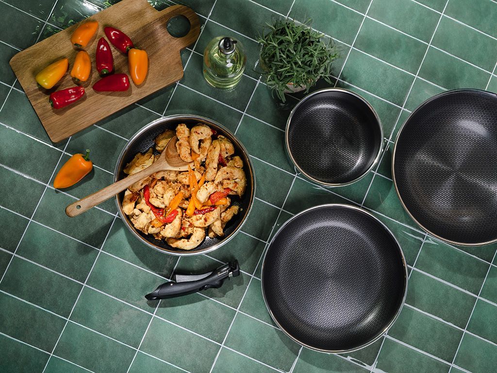 TEGAME CON MANICO RIMOVIBILE SET 26CM - 6