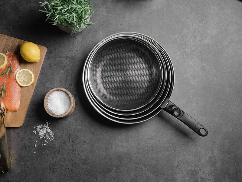 PADELLA CON MANICO RIMOVIBILE SET 30CM