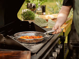 PADELLA GRIGLIA BBQ CON MANICO RIMOVIBILE 28 CM