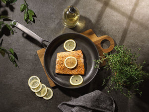 ZERO – SET WOK + SALTAPASTA ANTIADERENTE NATURALE – 2 PEZZI - 12