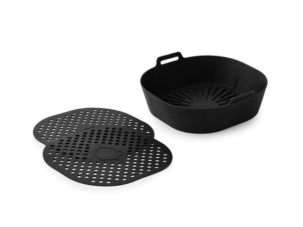 Onyx cookware™ cestino e tappetino per friggitrice ad aria 3-pz – 5l