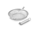 PADELLA GRIGLIA BBQ CON MANICO RIMOVIBILE 28 CM