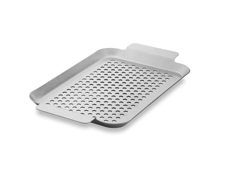 VASSOIO BBQ IN ACCIAIO INOSSIDABILE 33×18 CM - 1