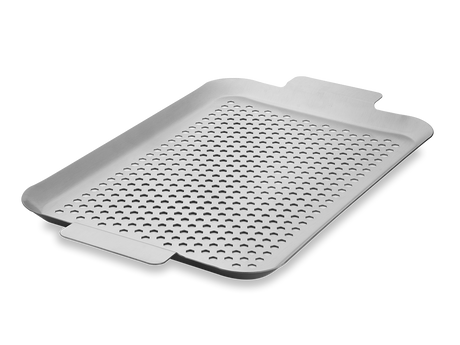 VASSOIO BBQ IN ACCIAIO INOSSIDABILE 43×25 CM - 1
