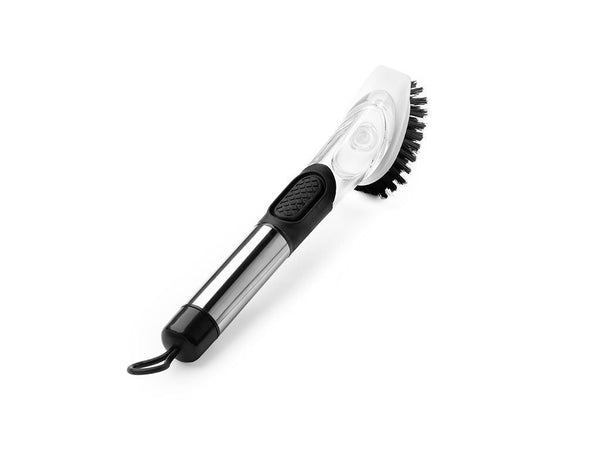 Dish brush with soap dispenser