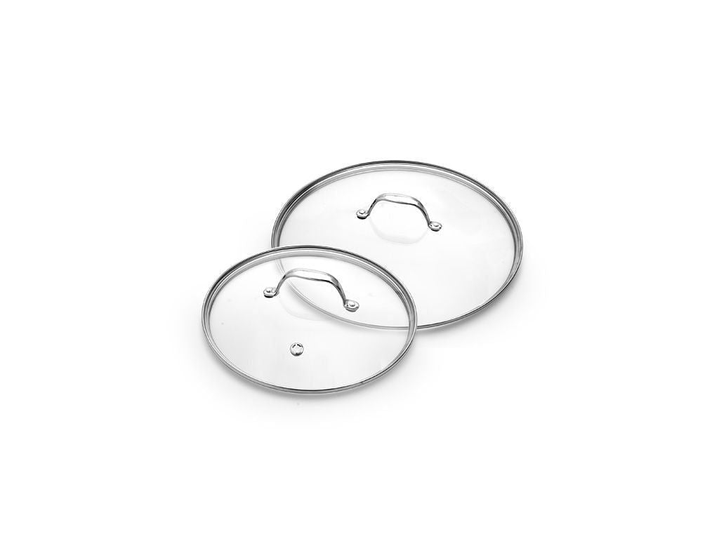 SET COPERCHI IN VETRO 20/24 CM – 2 PEZZI - 1
