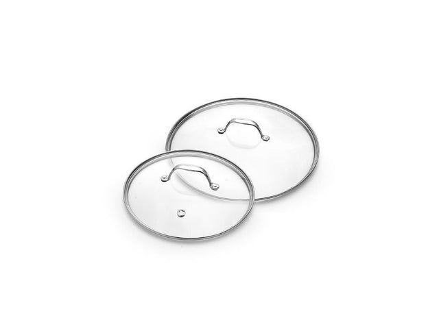 SET COPERCHI IN VETRO 20/24 CM – 2 PEZZI - 1