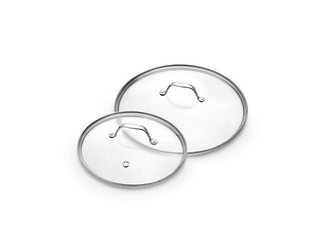 SET COPERCHI IN VETRO 24/28 CM – 2 PEZZI - 1