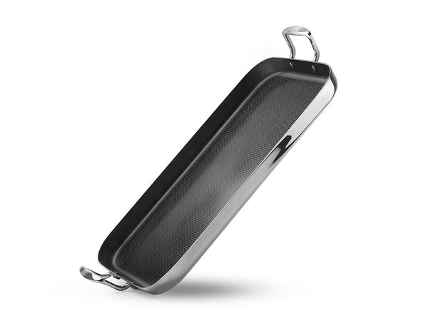 Hybrid non-stick griddle plate
