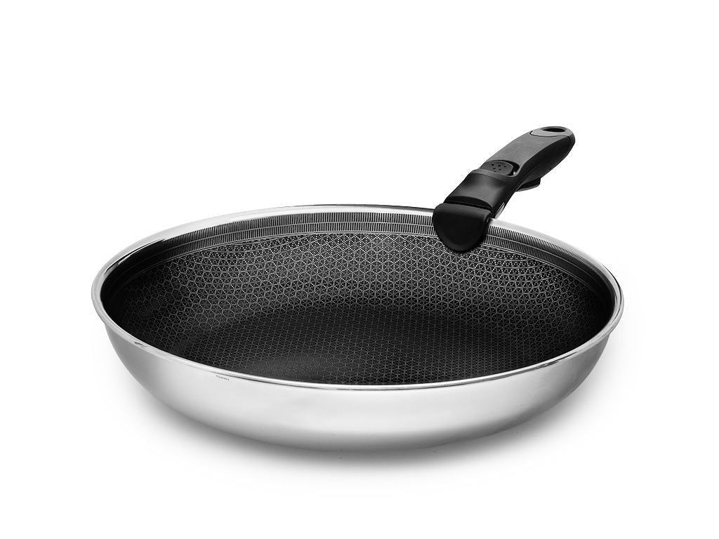 PADELLE CON MANICO RIMOVIBILE 28CM SET - 1