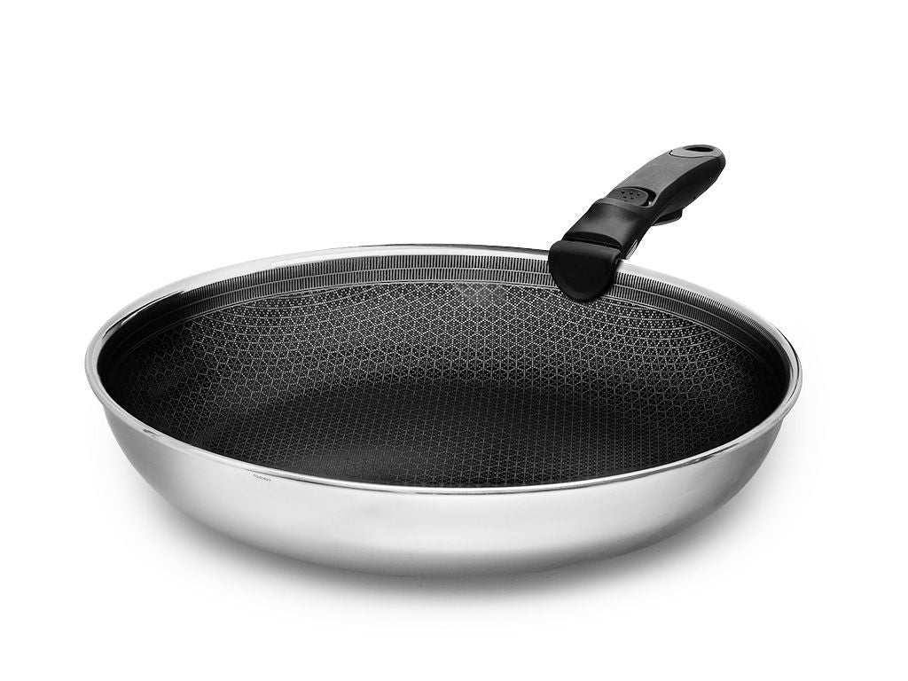 PADELLA CON MANICO RIMOVIBILE SET 30CM - 1