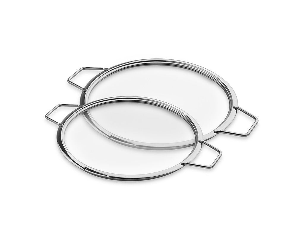 COPERCHI IN VETRO IMPILABILI – 26/ 28 CM – 2 PEZZI - 1
