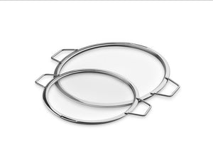 COPERCHI IN VETRO IMPILABILI – 24/ 30 CM – 2 PEZZI - 1