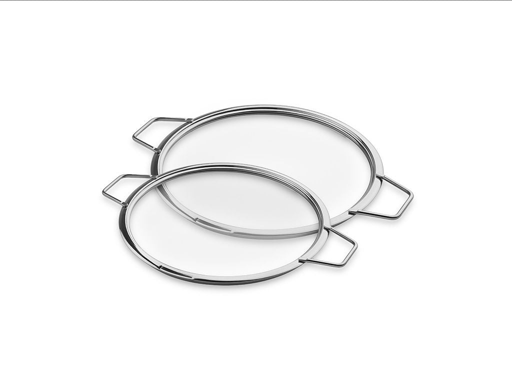 COPERCHI IN VETRO IMPILABILI – 20/ 24 CM – 2 PEZZI - 1