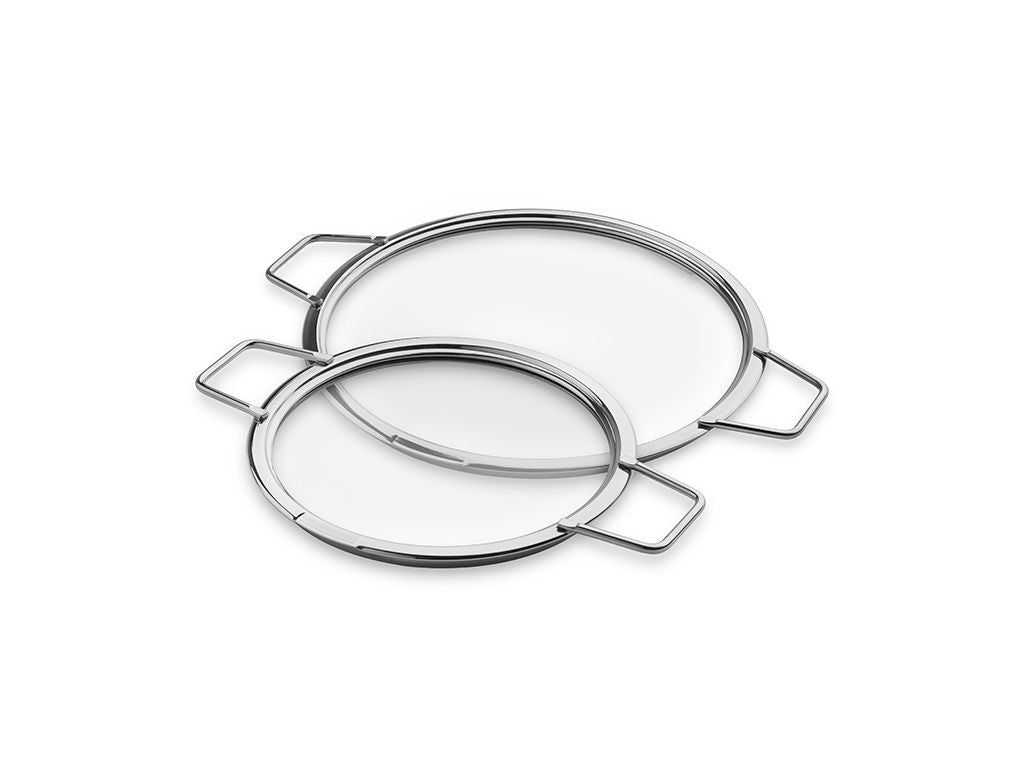 COPERCHI IN VETRO IMPILABILI – 18/ 24 CM – 2 PEZZI - 1